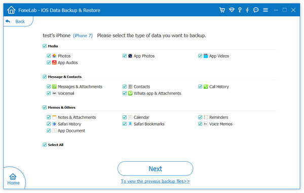 backup iphone files to windows