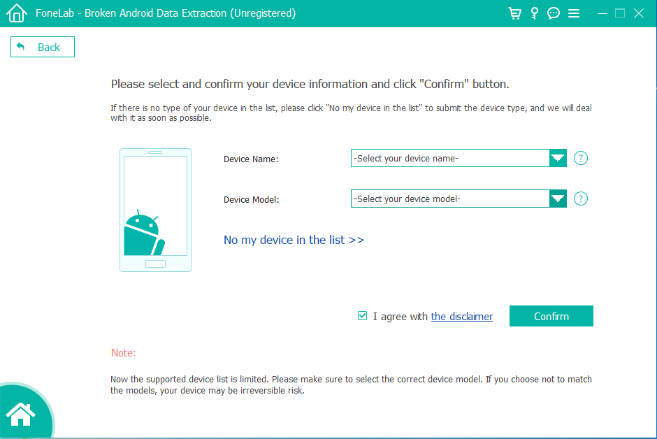 broken samsung data extraction